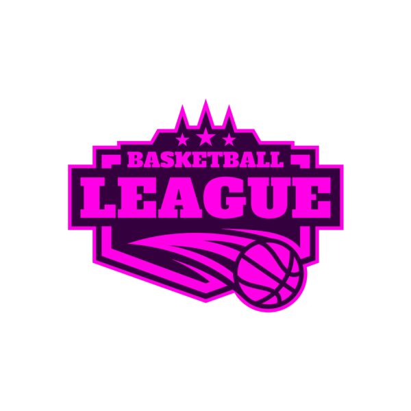 League Basketball logo template 02 Miniatura