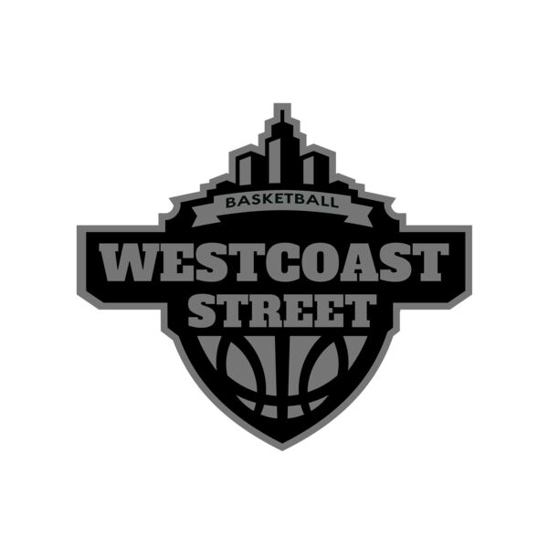 Westcoast Street Basketball League logo template Miniatura