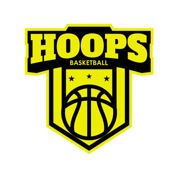 Hoops Basketball logo template 04 Miniatura