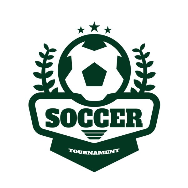 Soccer Tournament logo template Miniatura