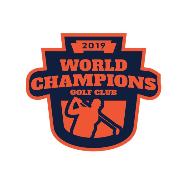 World Champions Golf club logo template Miniatura