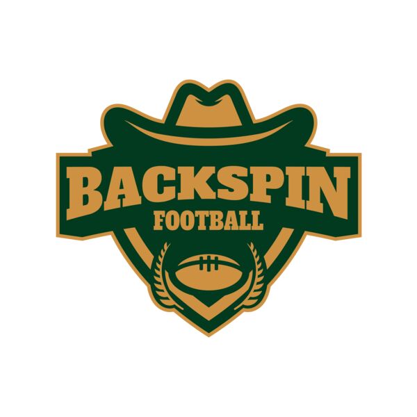 Backspin Football logo template Miniatura