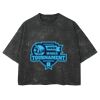 Playera Boxy Fit Mineral Wash 265 grs 🔥 NEW PRODUCT 🔥 Miniatura