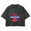 Playera Boxy Fit Mineral Wash 265 grs 🔥 NEW PRODUCT 🔥 Miniatura